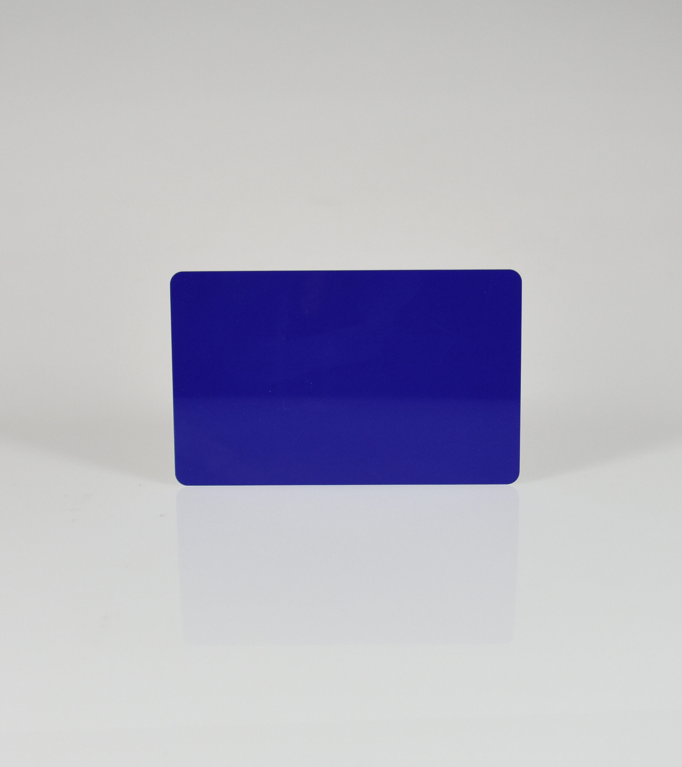 CARD NEUTRE COLORATE BLU IN PVC CR80, 0,76 MM - Card online